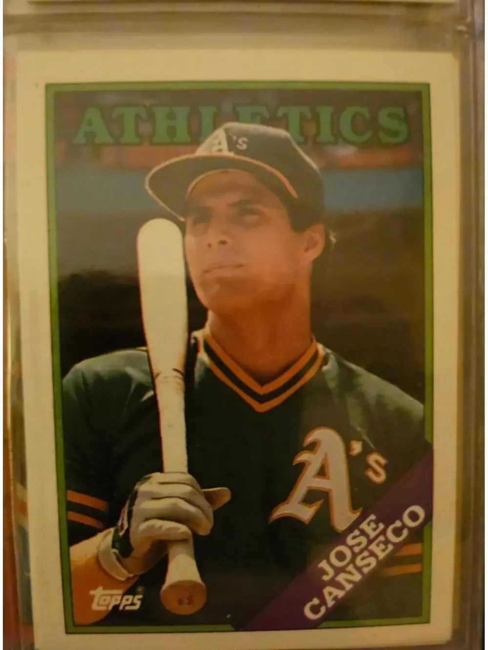 Jose Canseco - 1988 Topps #370 - A's - RAW Mint
